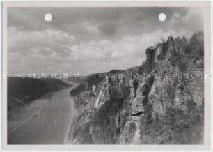 Elbsandsteingebirge, Bastei, Elbe