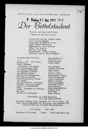 Der Bettelstudent