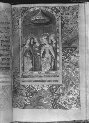 Heures de Devisme / Heures / Horae / Stundenbuch — Heilige Ursula mit ihren Jungfrauen, Folio fol. 237 r