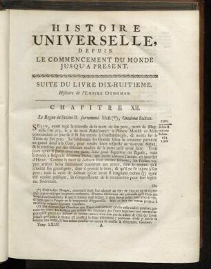 Chapitre XII. Le Regne de Selim II. surnommé Mest, Onzieme Sultan.