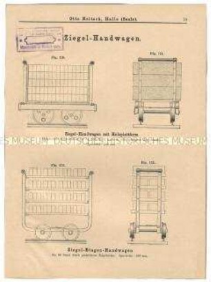 Ziegel-Handwagen