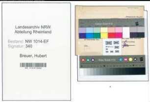 Entnazifizierung Hubert Breuer , geb. 00.00.0000 (Rentmeister)