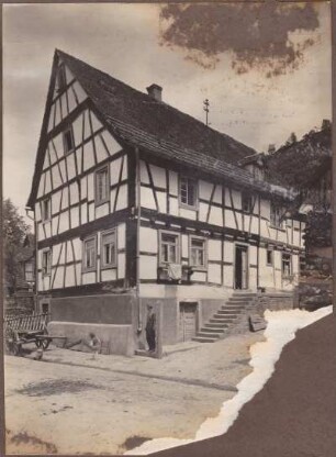 bei Dahn. Fachwerk. Bauernhaus