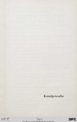 Kunstgewerbe (Nr. 1-69)