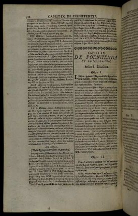 Caput IX. De Poenitentia Et Confessione.