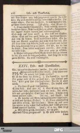 XXIV. Lob- und Danklieder.