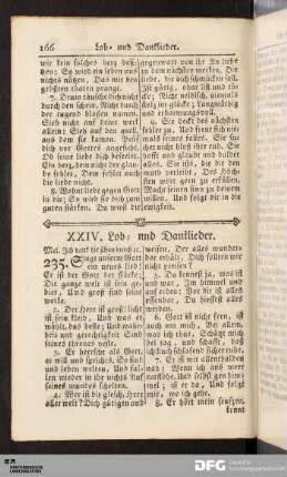 XXIV. Lob- und Danklieder.