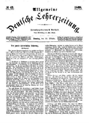 Der zweite österreichische Lehrertag (Fortsetzung)