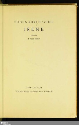 Irene : Drama in vier Akten