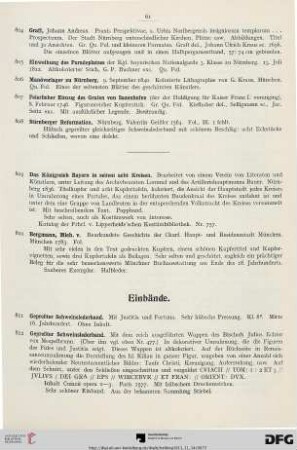 Einbände (Nr. 811-817)