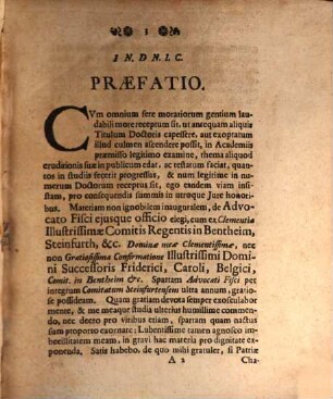 Disp. inaug. de advocato fisci, eiusque officio