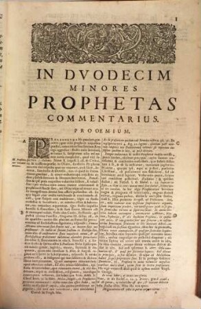 R.P. Cornelii Cornelii A Lapide È Societate Jesu, S. Scripturae Olim Lovanii, Postea Romae Professoris, Commentaria In Duodecim Prophetas Minores : Indicibus Necessariis Illustrata