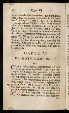 62-72, VI. De Motu composito (102 - 120)