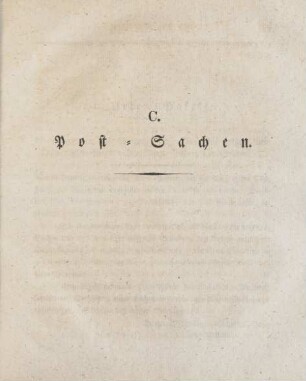 C. Post-Sachen