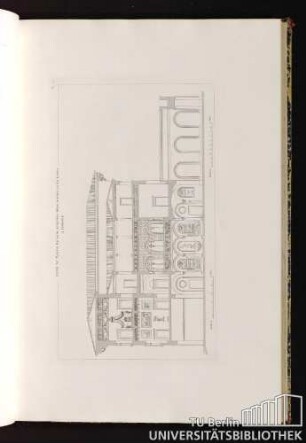 Pl. 41. Coupe Du Palais Ricardi, Autrefois Médicis, Dans La Via Larga A Florence.
