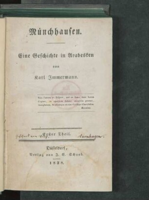 Theil 1: Münchhausen