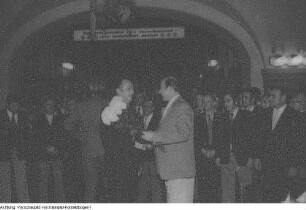 Dresden, Sächsischer Bergsteigerchor "Kurt Schlosser" Dresden, Auftritt im Ratskeller, 1978