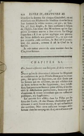 Chapitre XI. - Chapitre XVI.