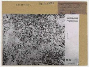 Gross-Berlin Zentrum. Bestandskarte 1958. Berlin, Innenstadt