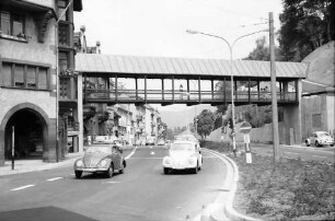 Freiburg: Schlossbergringbrücke am Schwabentor