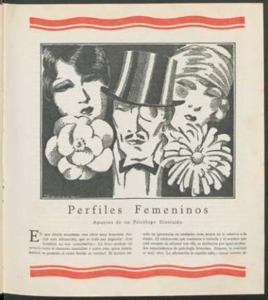 Perfiles Femeninos : Apuntes de un psicólogo distraído ; ilustraciones de Fabregas