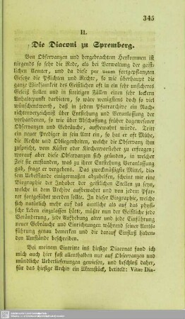 Die Diaconi zu Spremberg