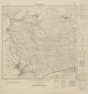 4419 (alte Nr. 2514) Kleinenberg, Meßtischblatt (4cm - Karte)