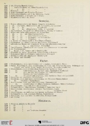 Fächer (Nr. 1259-1277)