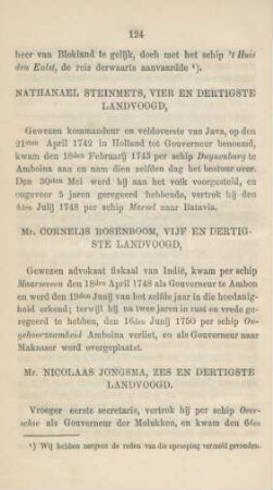 Mr. Nicolaas Jongsma, zes en dertigste landvoogd