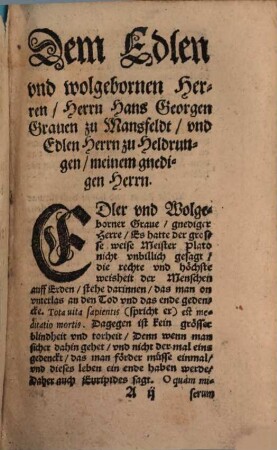 Vier und dreyßig Leichpredigten