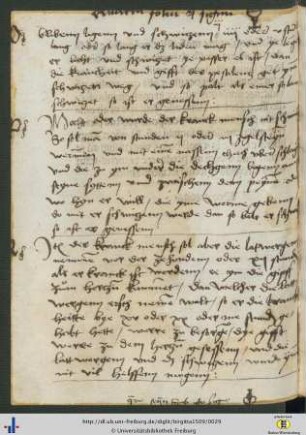 Handschriftliche Anweisungen zur Krankenpflege.