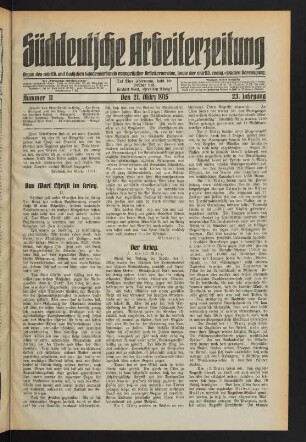 Nr. 11. Den 21. März 1915. - Nr. 16. Den 25. April 1915.