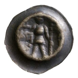Münze, Hohlpfennig, 14.Jh./15.Jh
