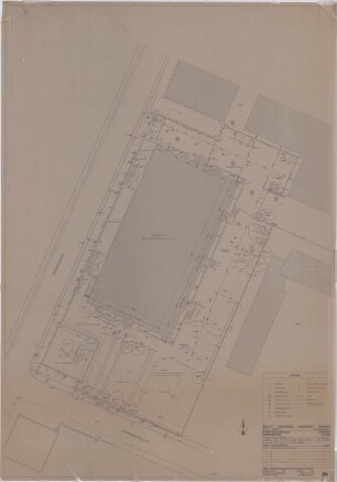 Troost, Paul Ludwig; München, Arcisstr. 12; Führerbau der NSDAP - Bestandsplan