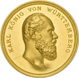 Preismedaille der Landesgewerbeausstellung in Stuttgart 1881
