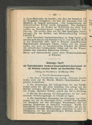 Schlepp-Tarif