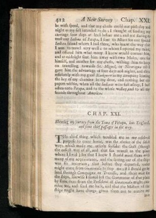 Chap. XXI. - Shewing my journey from the Town of Petapa, into England; and some chief passages in the way.