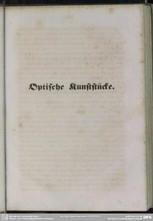 Optische Kunststücke