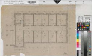 Arnsberg, Verwaltungsgericht, 2. Obergeschoss, Grundriss