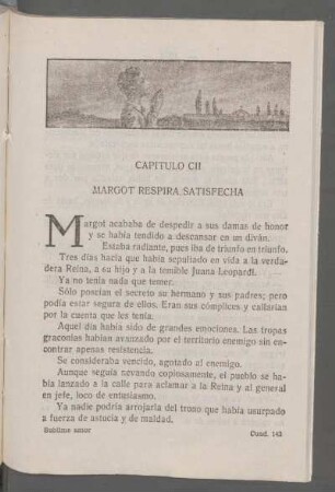 Capítulo CII - Margot respira satisfecha