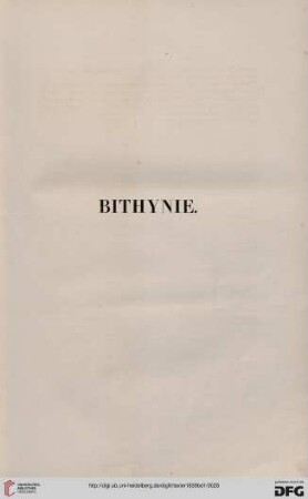 Bithynie 1-74