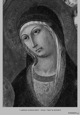 Thronende Madonna mit dem Kind und Heiligen : Thronende Madonna mit dem Kind