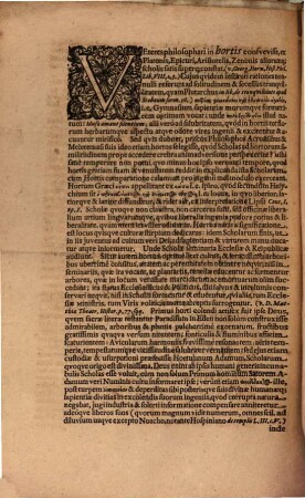 Commentatiuncula de scholarum cum hortis comparatione