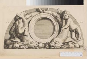 Ornament mit Putten