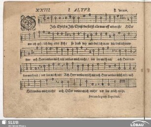 XXIII. O Jesu Christ siehst alls was off erden ist