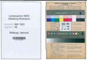 Entnazifizierung Heinrich Wittkopp , geb. 18.09.1899 (Schlosser)