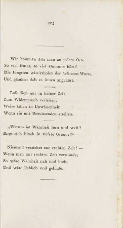 Wie kommt´s dass man an jedem Orte ...