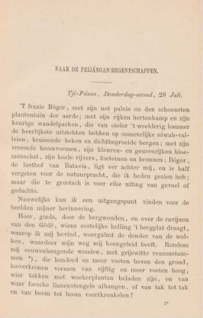 Naar de Prijángan-Regentschappen