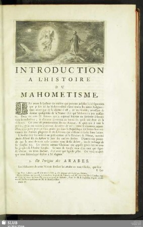 Introduction A L'Histoire Du Mahometimse
