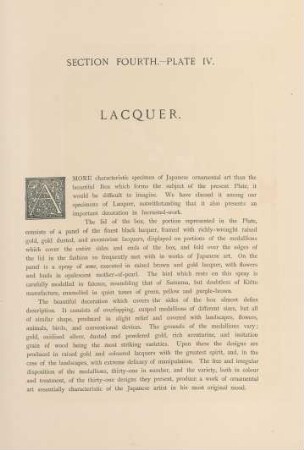 Plate VI. Lacquer